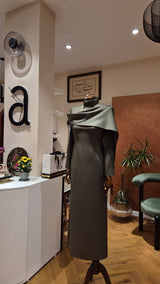 Omuzdan Şehnaz Elbise