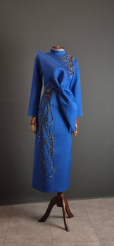 Mega Fiyonklu Elbise