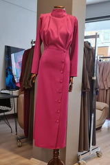 Eteği Düğmeli Elbise